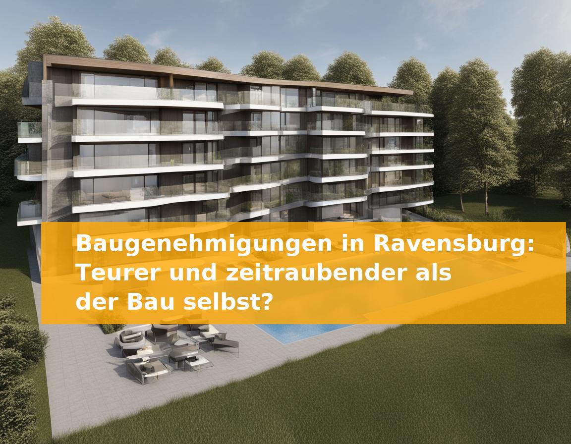 Baugenehmigungen in Ravensburg: Teurer und zeitraubender als der Bau selbst?