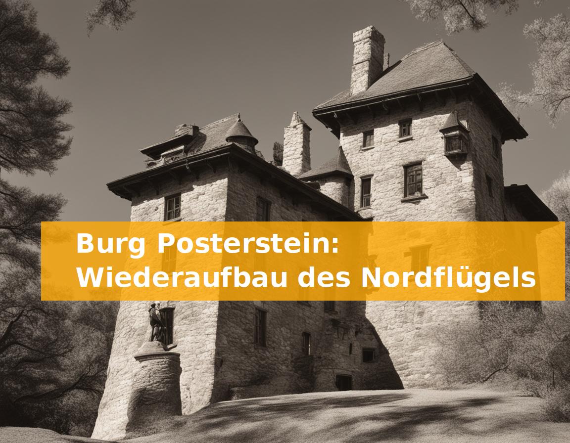 Burg Posterstein: Wiederaufbau des Nordflügels