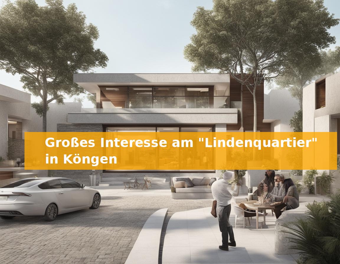 Großes Interesse am "Lindenquartier" in Köngen