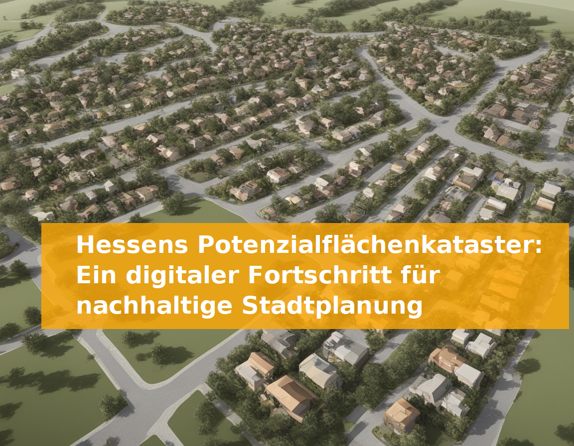 Hessens Potenzialflächenkataster: Ein digitaler Fortschritt für nachhaltige Stadtplanung