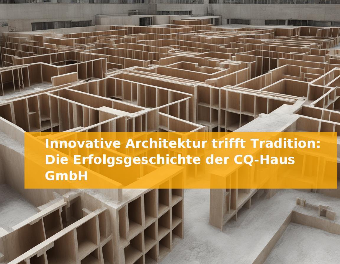 Innovative Architektur trifft Tradition: Die Erfolgsgeschichte der CQ-Haus GmbH