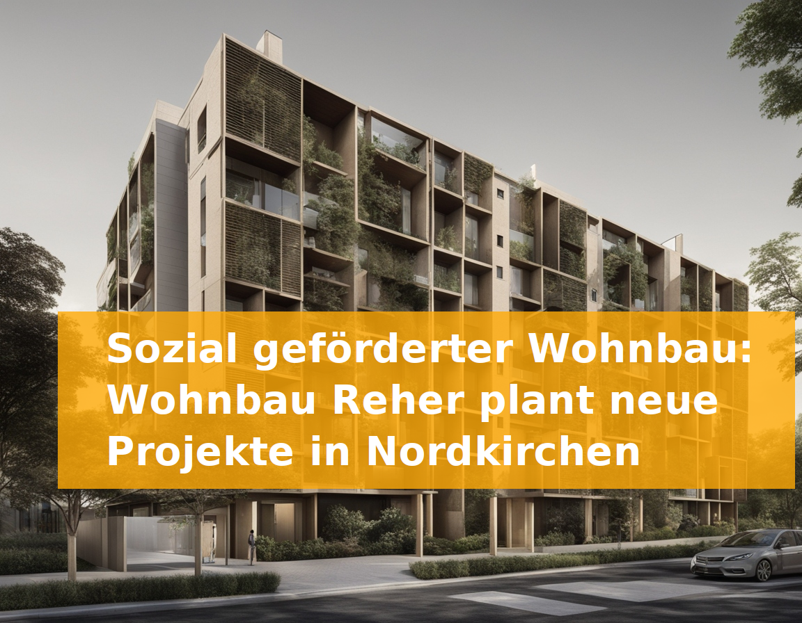 Sozial geförderter Wohnbau: Wohnbau Reher plant neue Projekte in Nordkirchen