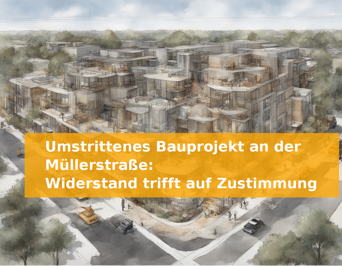 Umstrittenes Bauprojekt an der Müllerstraße: Widerstand trifft auf Zustimmung
