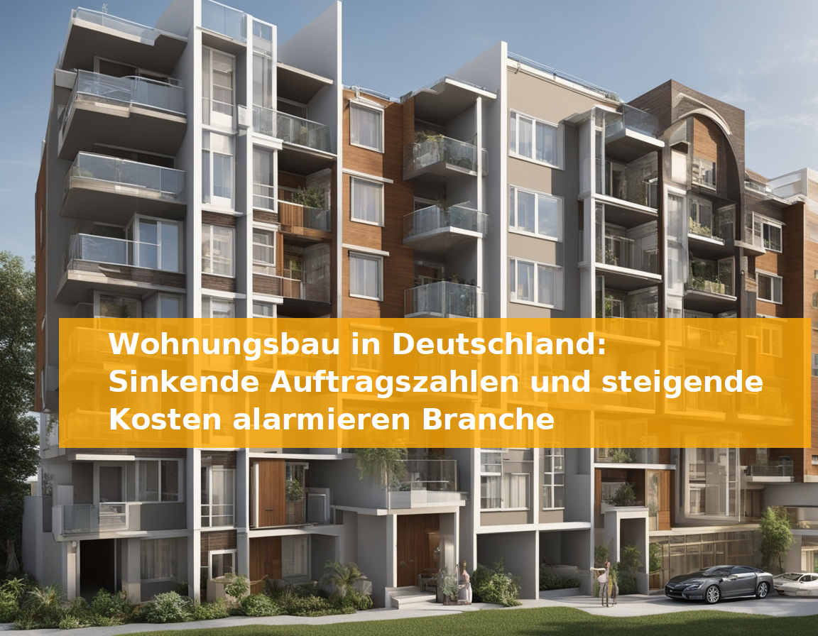 Wohnungsbau in Deutschland: Sinkende Auftragszahlen und steigende Kosten alarmieren Branche