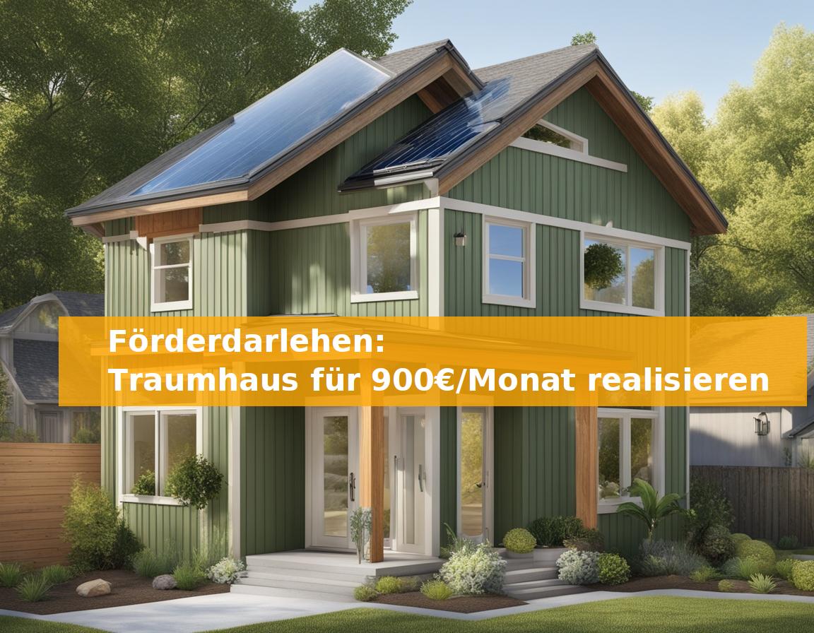 Förderdarlehen: Traumhaus für 900€/Monat realisieren