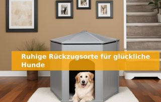Ruhige Rückzugsorte für glückliche Hunde