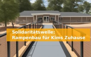 Solidaritätswelle: Rampenbau für Kims Zuhause