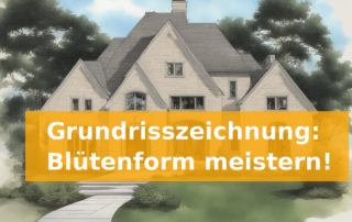 Grundrisszeichnung: Blütenform meistern!