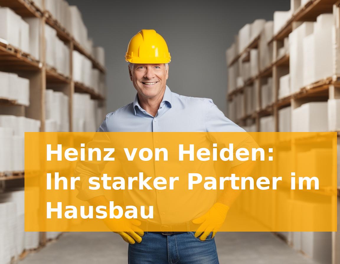 Heinz von Heiden: Ihr starker Partner im Hausbau