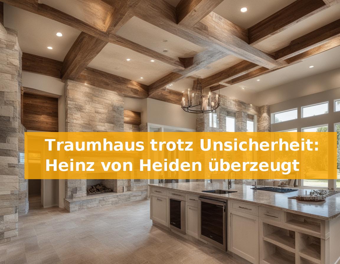 Traumhaus trotz Unsicherheit: Heinz von Heiden überzeugt