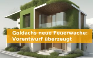 Goldachs neue Feuerwache: Vorentwurf überzeugt