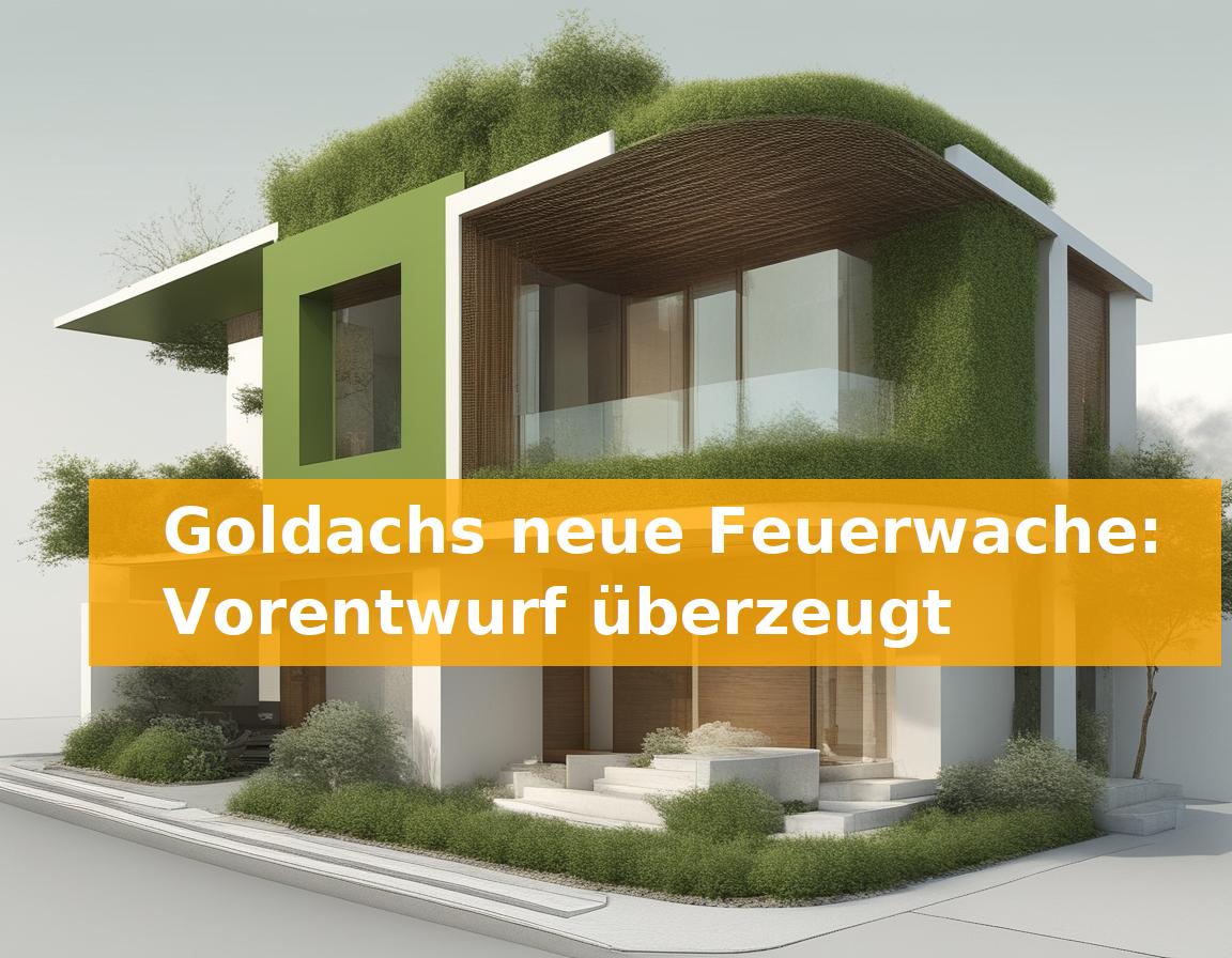 Goldachs neue Feuerwache: Vorentwurf überzeugt