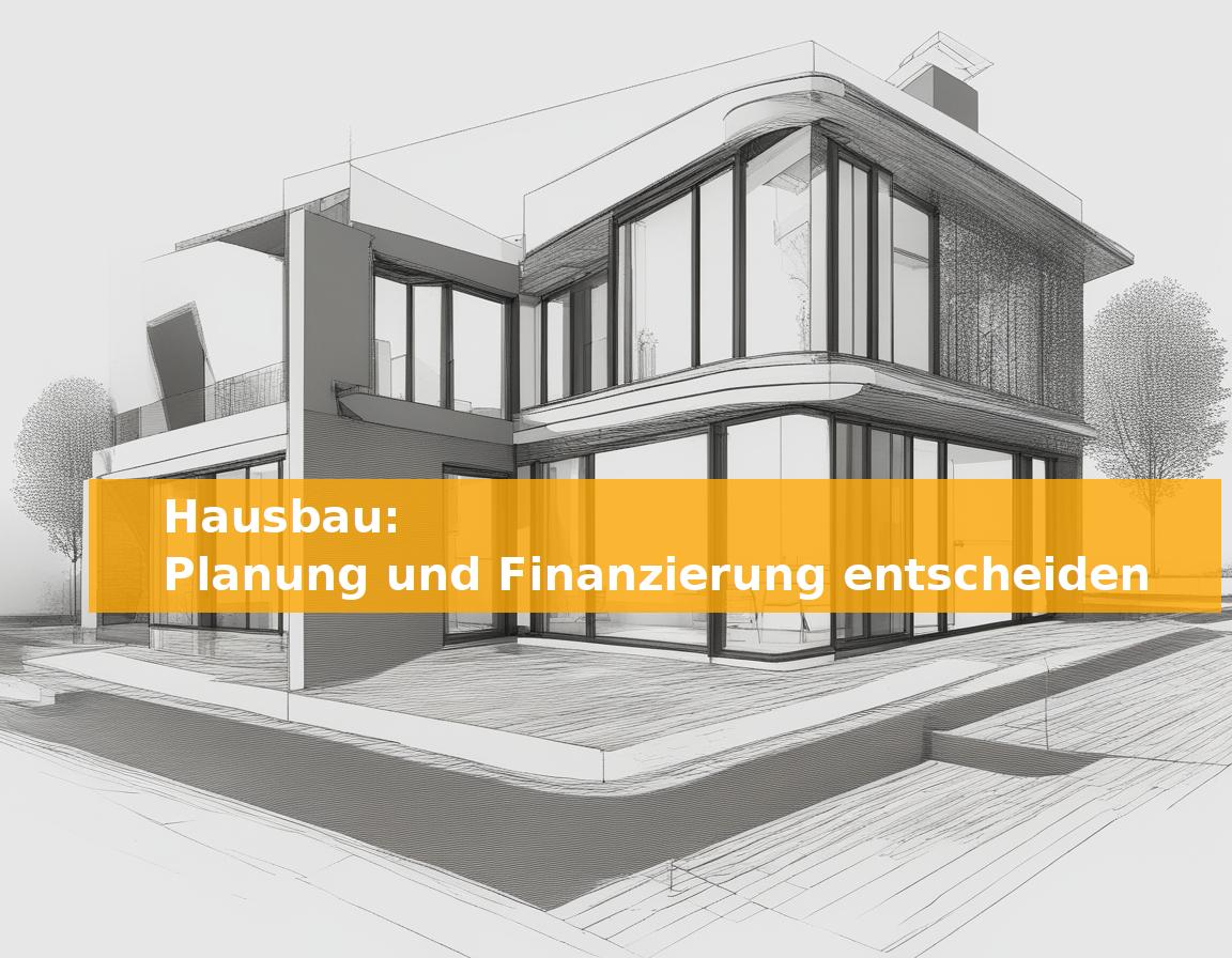 Hausbau: Planung und Finanzierung entscheiden