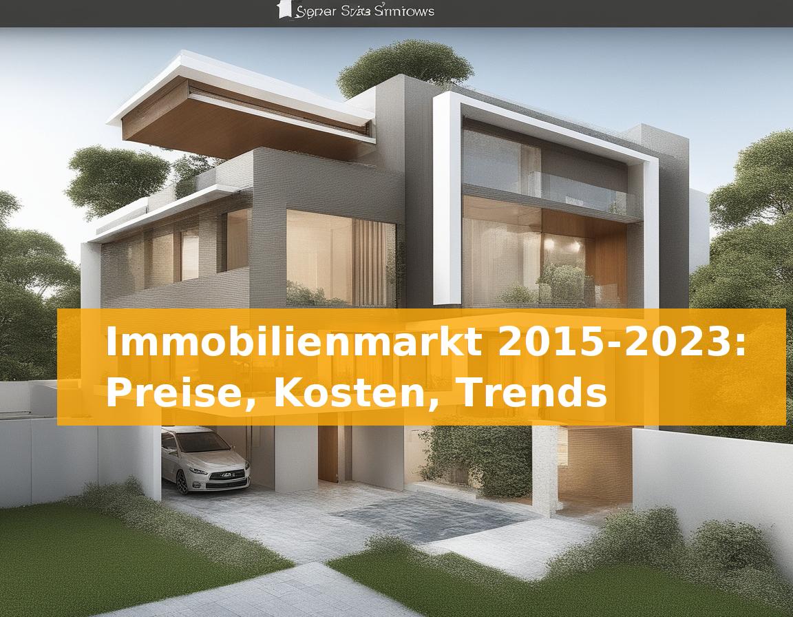 Immobilienmarkt 2015-2023: Preise, Kosten, Trends