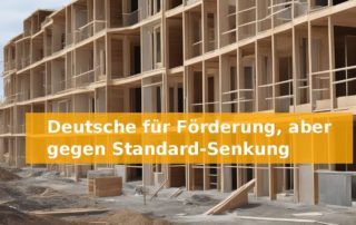 Deutsche für Förderung, aber gegen Standard-Senkung