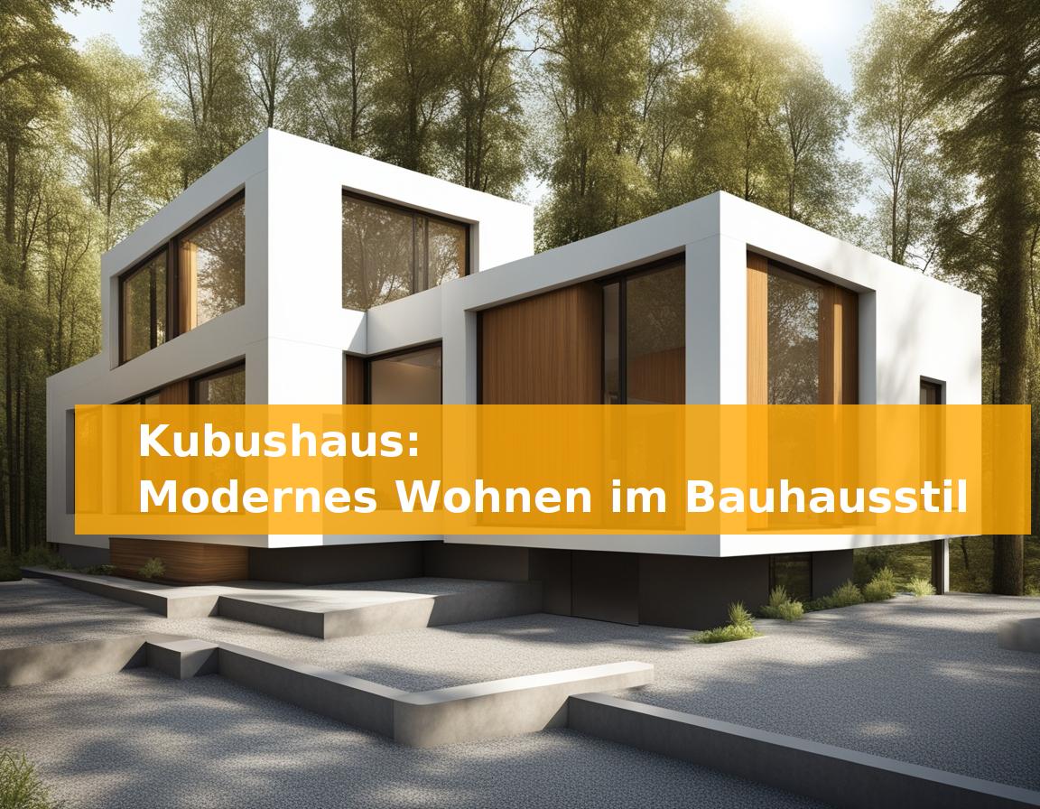 Kubushaus: Modernes Wohnen im Bauhausstil