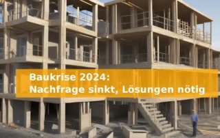 Baukrise 2024: Nachfrage sinkt, Lösungen nötig