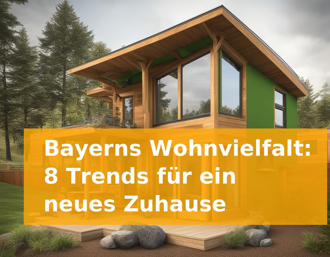 Bayerns Wohnvielfalt: 8 Trends für ein neues Zuhause