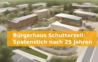 Bürgerhaus Schutterzell: Spatenstich nach 25 Jahren