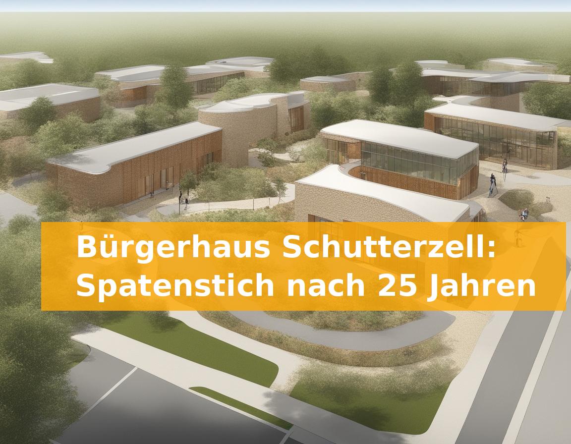Bürgerhaus Schutterzell: Spatenstich nach 25 Jahren