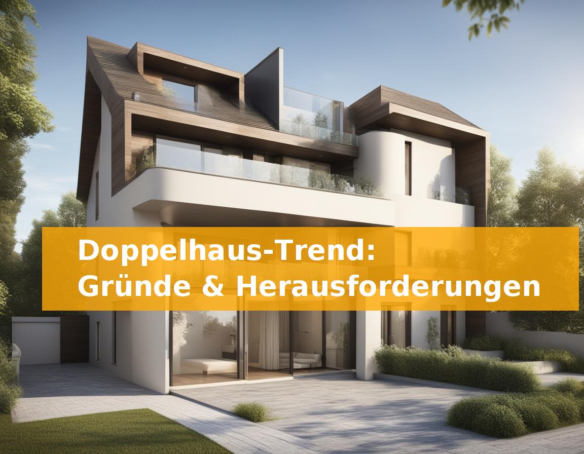 Doppelhaus-Trend: Gründe & Herausforderungen