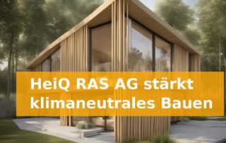 HeiQ RAS AG stärkt klimaneutrales Bauen