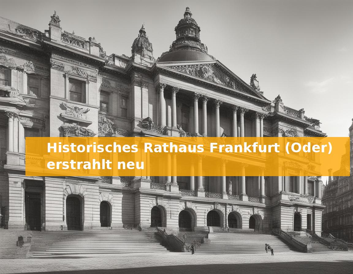 Historisches Rathaus Frankfurt (Oder) erstrahlt neu