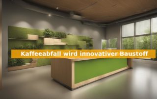 Kaffeeabfall wird innovativer Baustoff