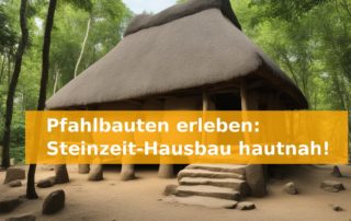 Pfahlbauten erleben: Steinzeit-Hausbau hautnah!