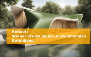 ReBoot: Wiener Studis bauen schwimmendes Betonkanu