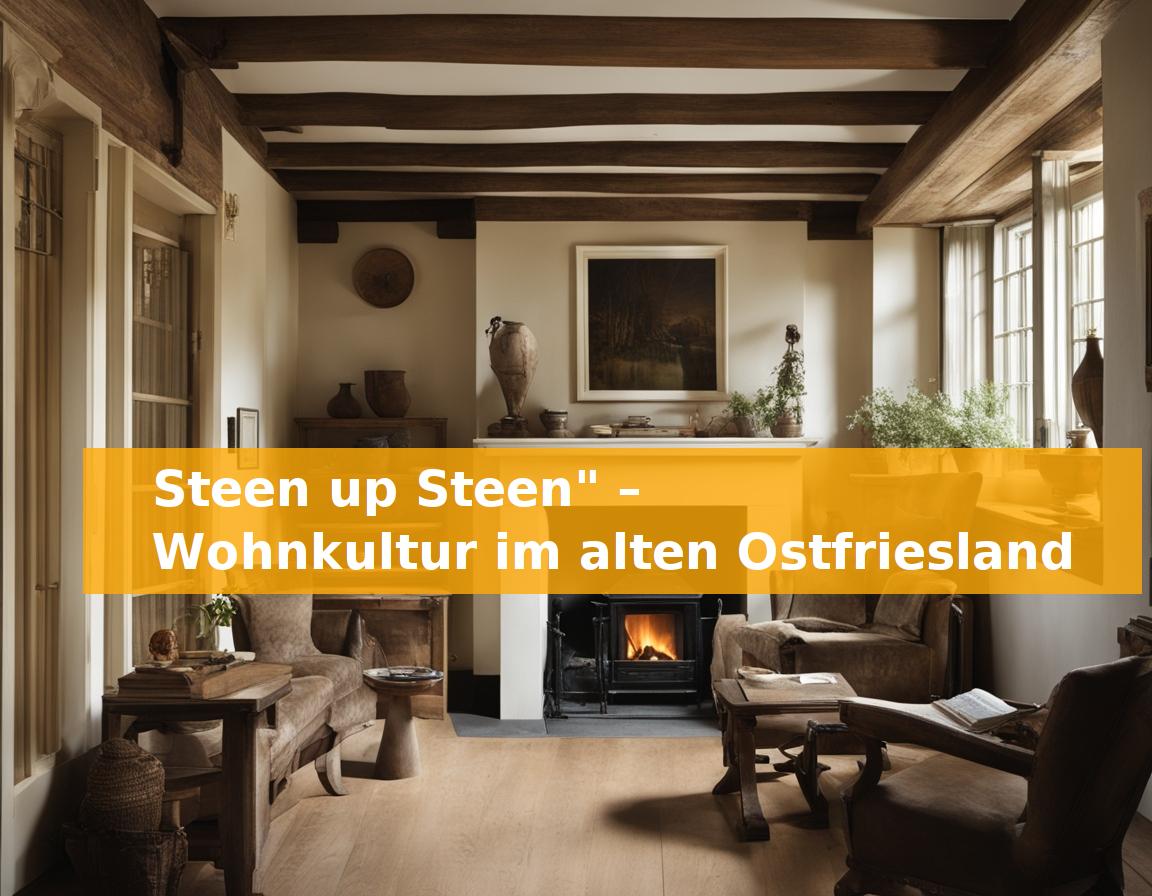 Steen up Steen" – Wohnkultur im alten Ostfriesland