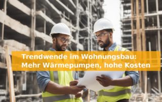 Trendwende im Wohnungsbau: Mehr Wärmepumpen, hohe Kosten