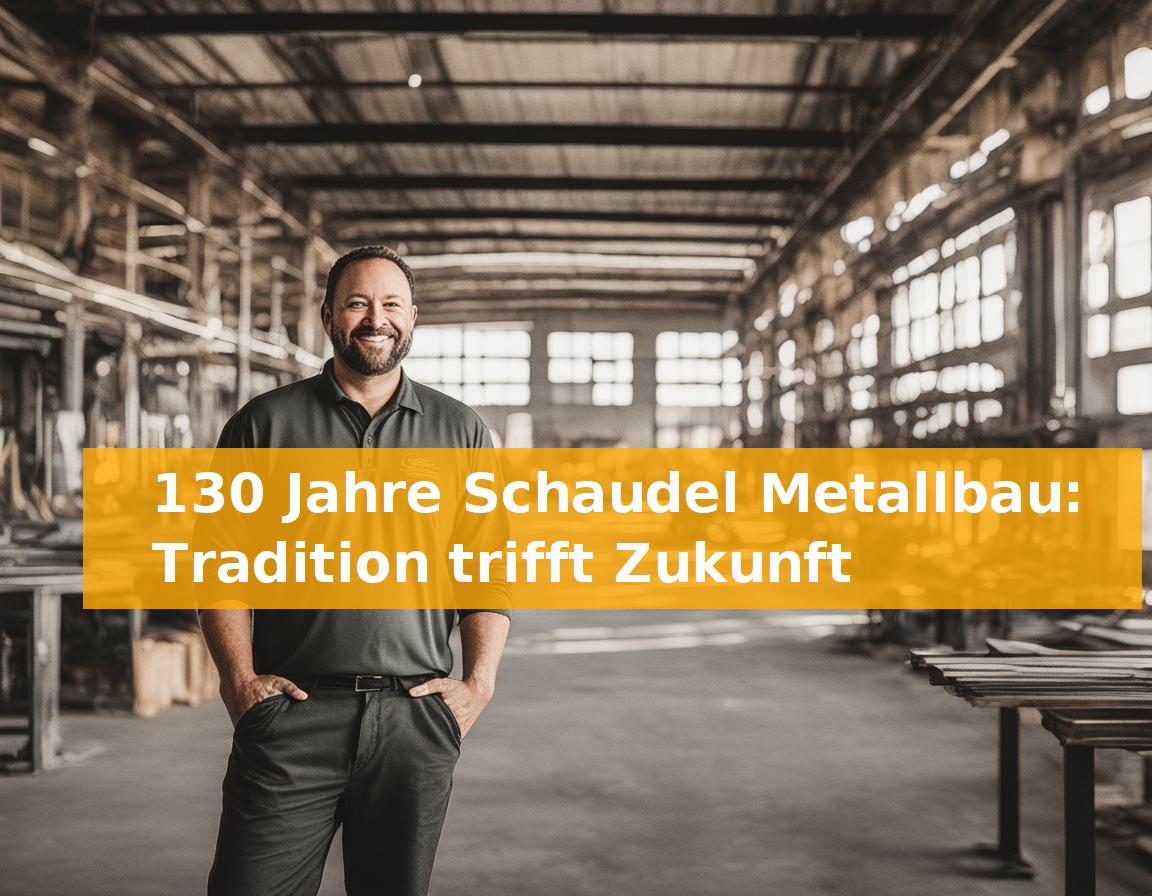 130 Jahre Schaudel Metallbau: Tradition trifft Zukunft