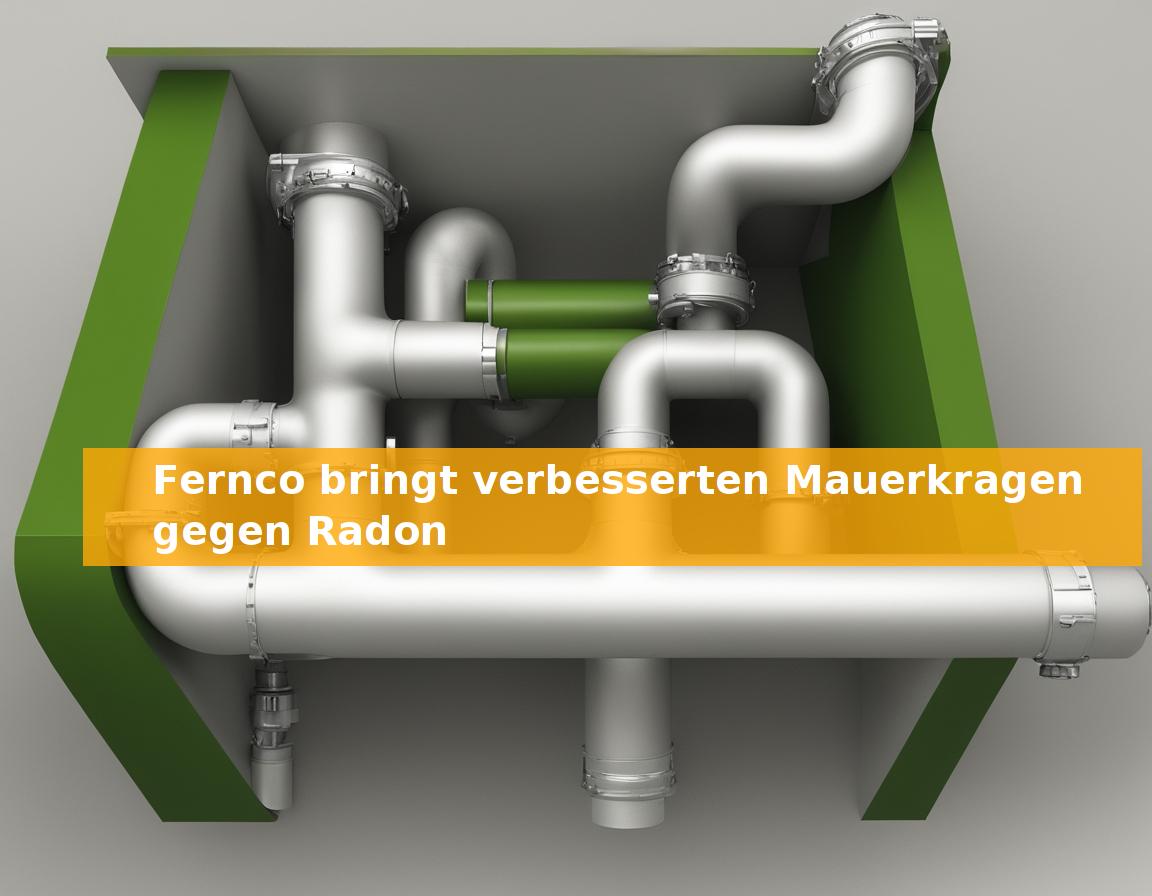 Fernco bringt verbesserten Mauerkragen gegen Radon
