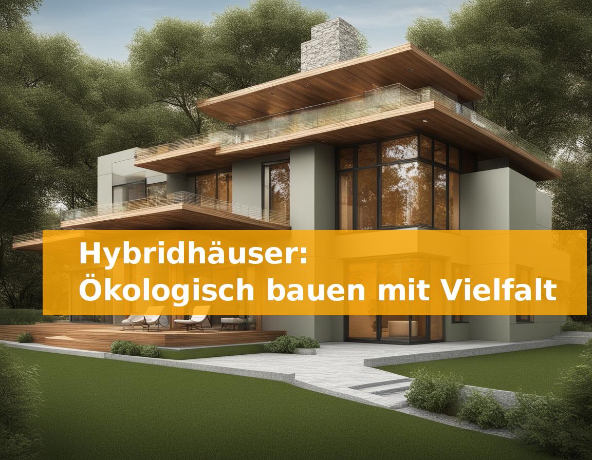 Hybridhäuser: Ökologisch bauen mit Vielfalt