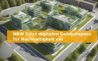 NRW führt digitalen Gebäudepass für Nachhaltigkeit ein