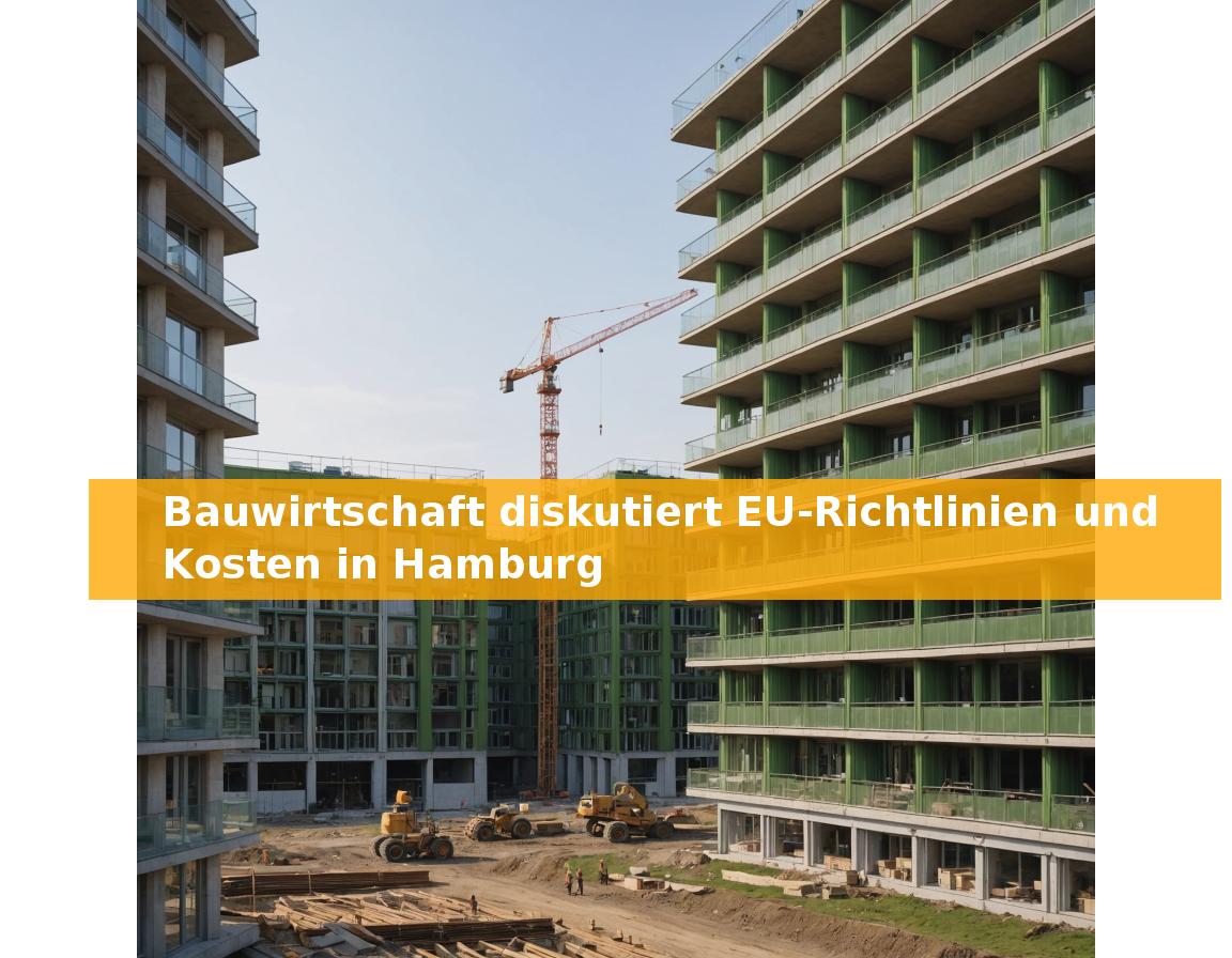 Bauwirtschaft diskutiert EU-Richtlinien und Kosten in Hamburg