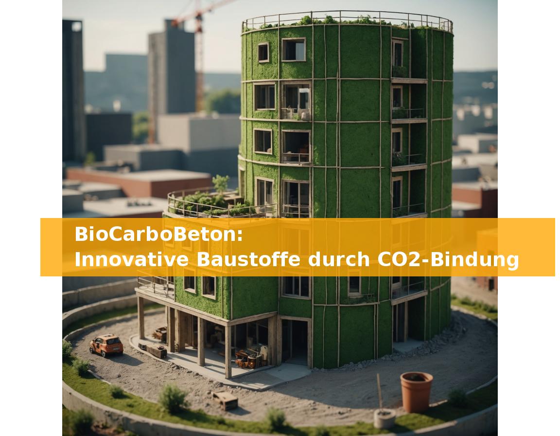 BioCarboBeton: Innovative Baustoffe durch CO2-Bindung