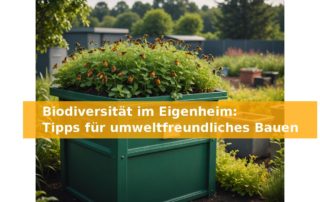 Biodiversität im Eigenheim: Tipps für umweltfreundliches Bauen