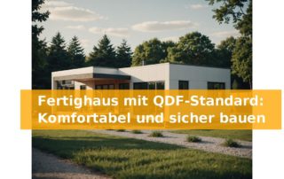 Fertighaus mit QDF-Standard: Komfortabel und sicher bauen