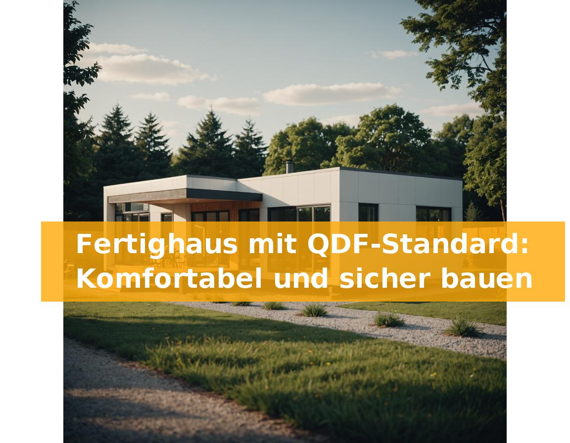 Fertighaus mit QDF-Standard: Komfortabel und sicher bauen