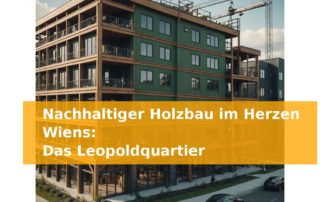 Nachhaltiger Holzbau im Herzen Wiens: Das Leopoldquartier