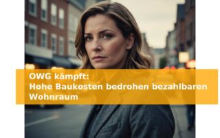 OWG kämpft: Hohe Baukosten bedrohen bezahlbaren Wohnraum