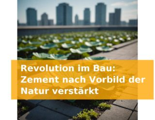 Revolution im Bau: Zement nach Vorbild der Natur verstärkt