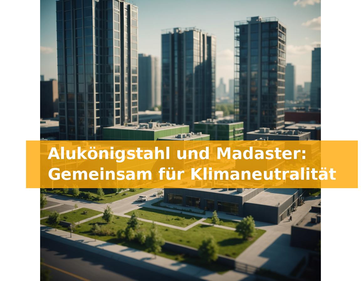 Alukönigstahl und Madaster: Gemeinsam für Klimaneutralität