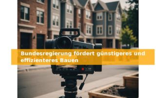 Bundesregierung fördert günstigeres und effizienteres Bauen