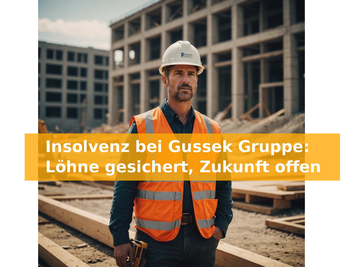 Insolvenz bei Gussek Gruppe: Löhne gesichert, Zukunft offen