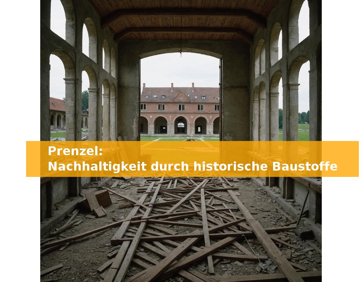 Prenzel: Nachhaltigkeit durch historische Baustoffe